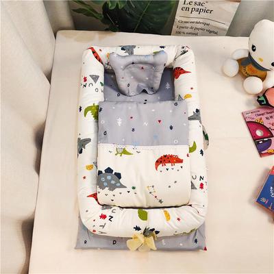 100% Cotton Satin Baby Crib: Foldable Newborn Sleeping Bed, Multifunctional Bionic Bed