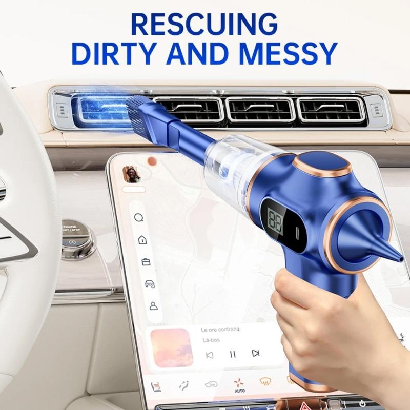290000Pa 5 in 1 Vacuum Cleaner Automobile Vacuum Cleaner Handheld Vacuum Cleaner Digital Display For Car Home