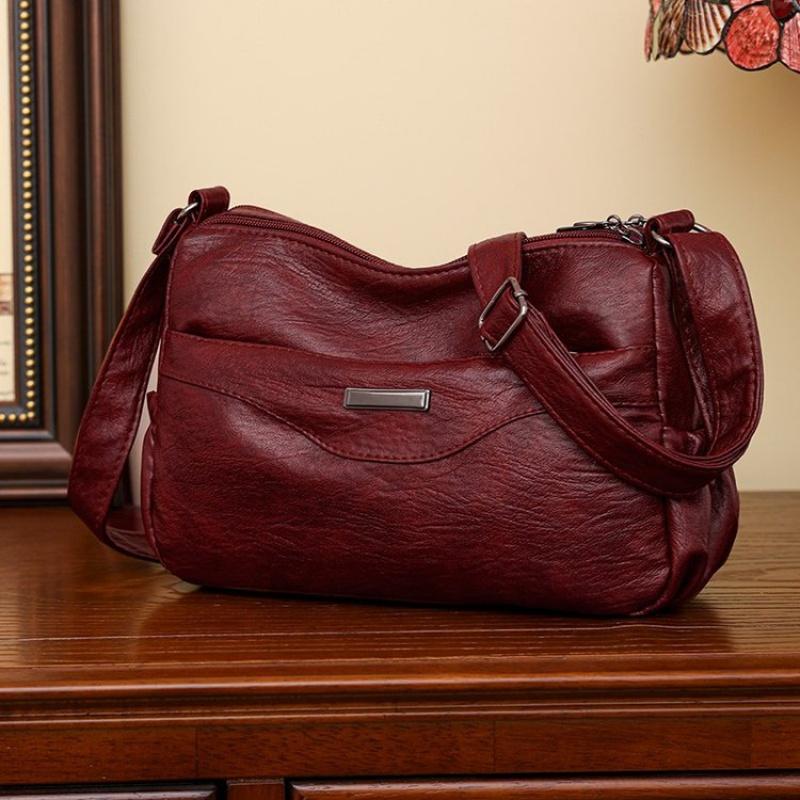 Soft PU Leather Luxury Handbags Purses Women Bags Designer Shoulder Crossbody Bag For Female Branded 2026 Winter Trend Messenger Bags