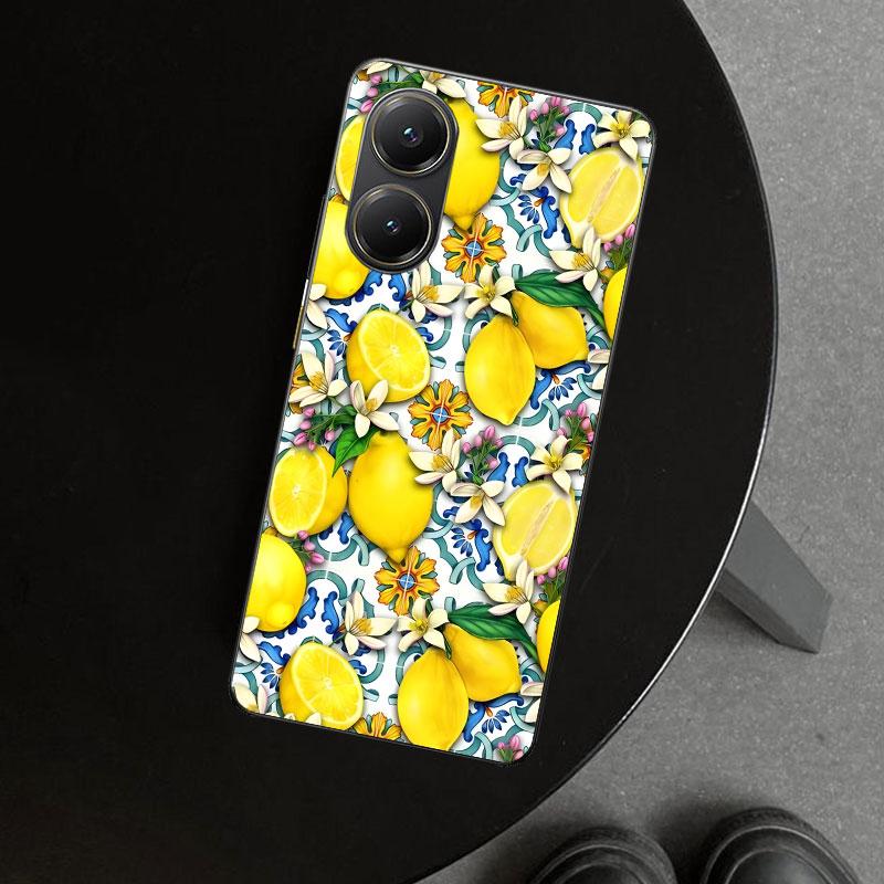 Citrus Limon Linnaeus Phone Case Cover for Xiaomi Poco X6 X5 X7 Pro F7 Ultra Redmi 15C 15 13C 13 12C 12 10C 10 10A 9C 9A 9T 9 Co