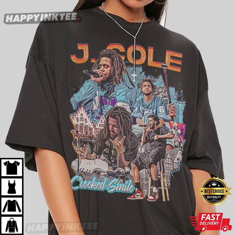 J Cole Gift For Fan T-Shirt 90s Charcoal Graphic tee Unisex tee XXXXL