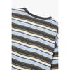 STudio Tomboy Men Mini Logo Wappen STripe Long Sleeve T shirT 9176322982a