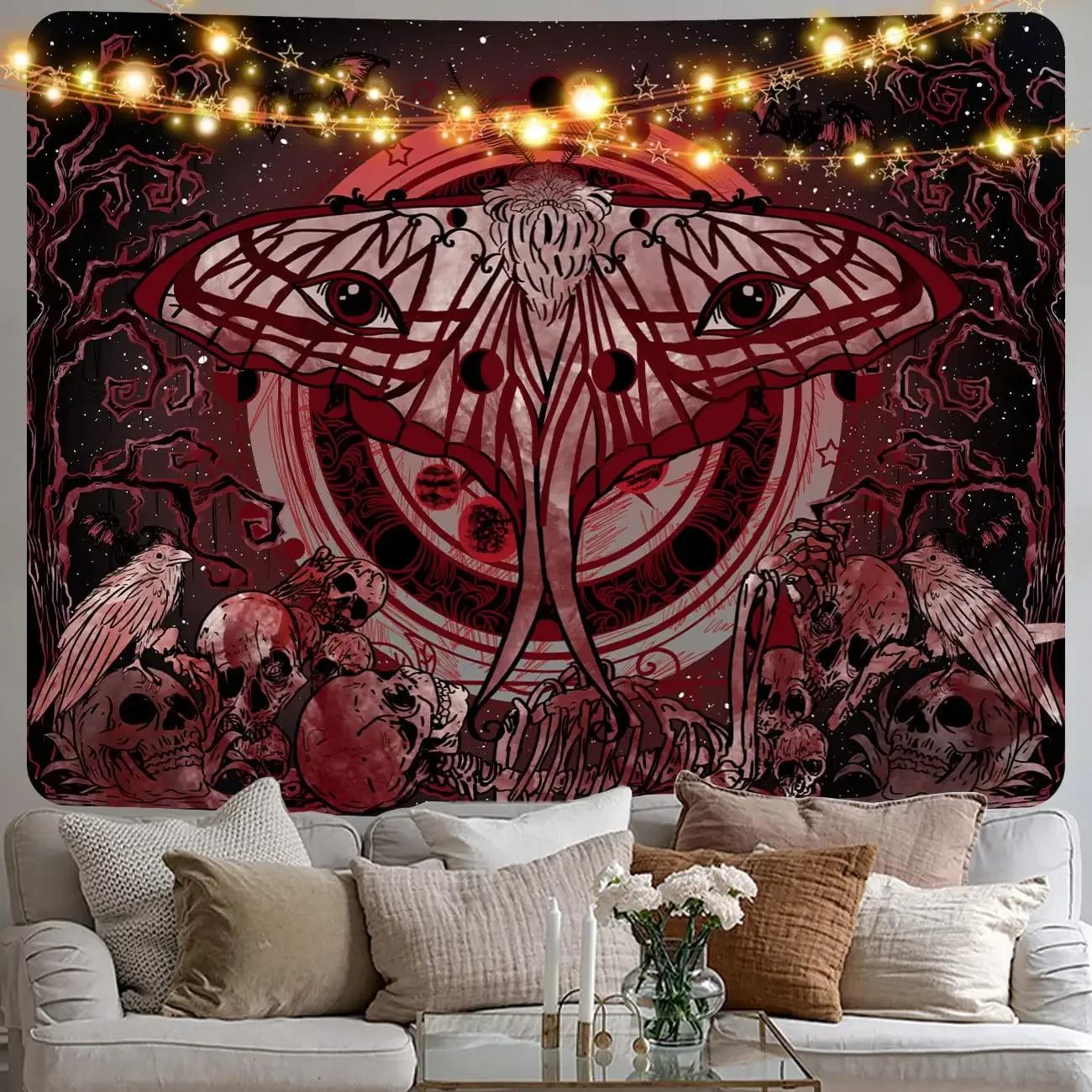 

VIKAMA Dream Universe Tapestry Extraterrestrial Mountains And Lakes Scenery Tapestry Decorative For Living Room Sofa Background 74x94cm(29x37in)