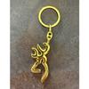 Keyring - Browning - Gold Metal - 6 X 2.5 Cm - 1 Piece
