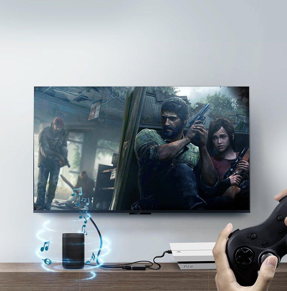 Ugreen HDMI-zu-VGA-Konverter mit Audio- und Micro-USB-Unterstützung – schwarzes Modell 40248