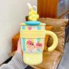 Big Gulp 2024 Cup Large Capacity Ice Cup Can Be Carried New Style Straw Insulated Cup High-looking Water Cup