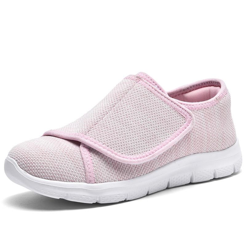 New spring mesh light breathable Velcro women's casual shoes light and comfortable