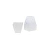 20pcs Square Cup Mouth Disposable Plastic Mousse Cups Ladder Ice Cream Cup Appetizer Cup  Pudding