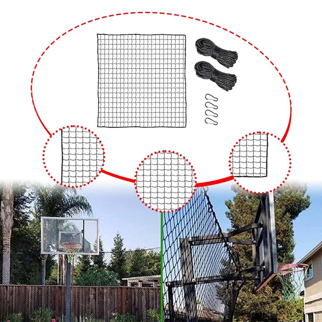Baseball Softball Backstop Net Ball Basketball Portable Netting Multipurpose Hitting