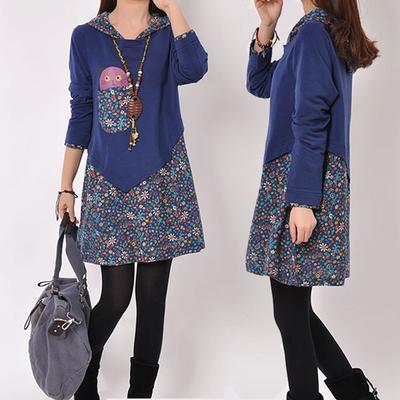 Outono novas roupas femininas na moda versão coreana solta tamanho grande com capuz manga comprida camiseta moletom feminino comprimento médio camisa de fundo