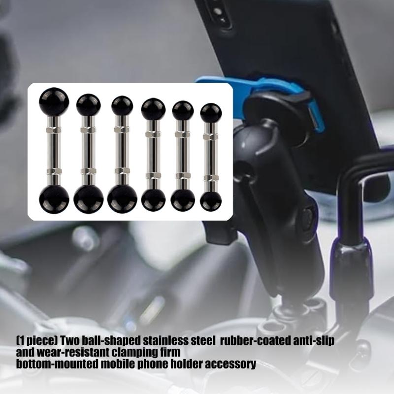 Adjustable Double Ball Head Tablets Stand for Flexible Viewing Angled Stainless Steel Construction NonSlip Design