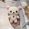 12cm Peluche Carino Rilakkuma Korilakkuma Orso Marrone Beige Cartone Animato Bambola Imbottita Adorabili Peluche Regali di Compleanno Per Ragazza