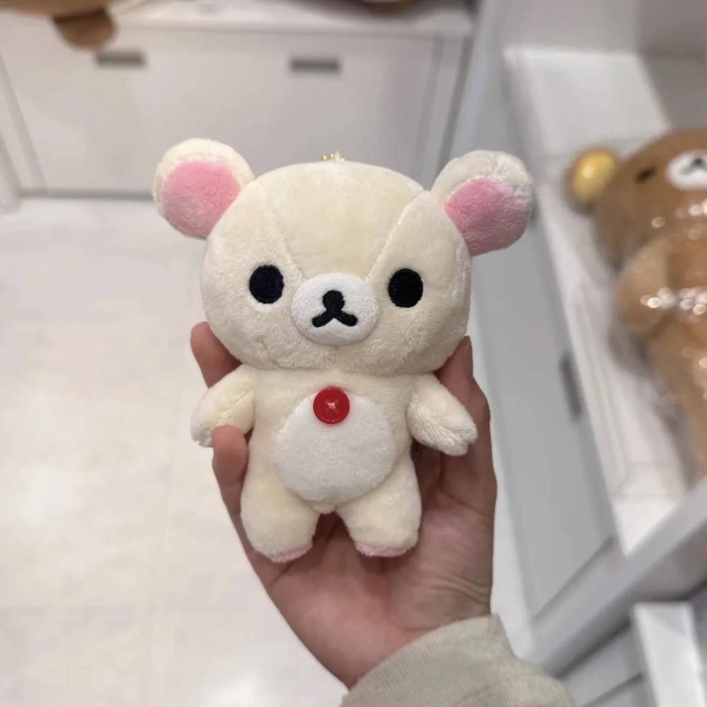 12cm Peluche Carino Rilakkuma Korilakkuma Orso Marrone Beige Cartone Animato Bambola Imbottita Adorabili Peluche Regali di Compleanno Per Ragazza