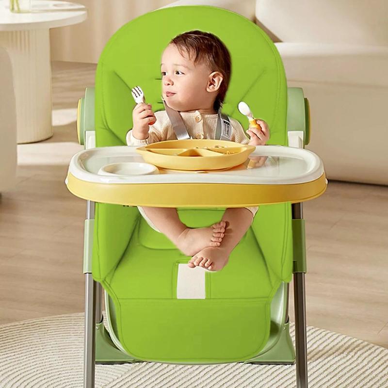 Baby Pu Leather Dining Chair Cover Children Leather Cushion Baby Dining Chair Leather Cover With Padding Seat Case Accessories