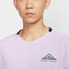 Nike Solid Color Casual Breathable Sweat-Absorbent Crew Neck Short Sleeve Raglan T-Shirt Men Tops Misty-Purple DV9306-511