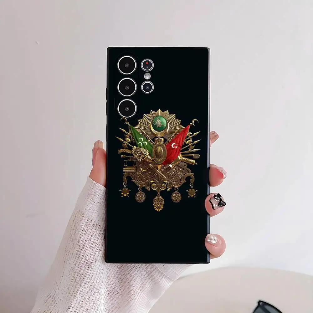 Ottoman Empire Coat Of Arms Phone Case For Samsung S series s21 s22 s23 s24 s25 FE Plus Ultra TPU Soft to Skin-friendly case