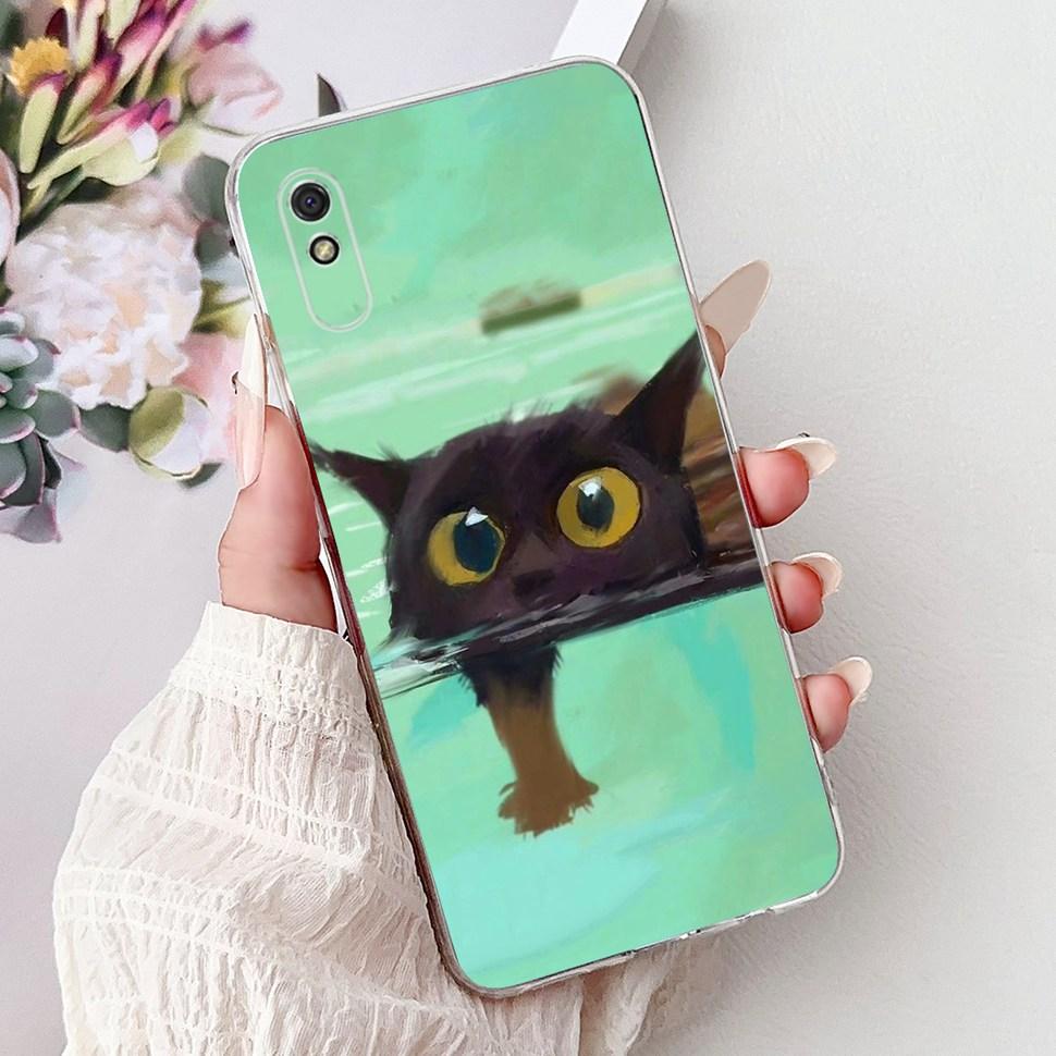 For Xiaomi Redmi 9A Case Redmi 9AT Soft Silicone TPU Cute Fashion Phone Cases For Xiaomi Redmi 9A T 9AT Redmi9A Back Cover Shell