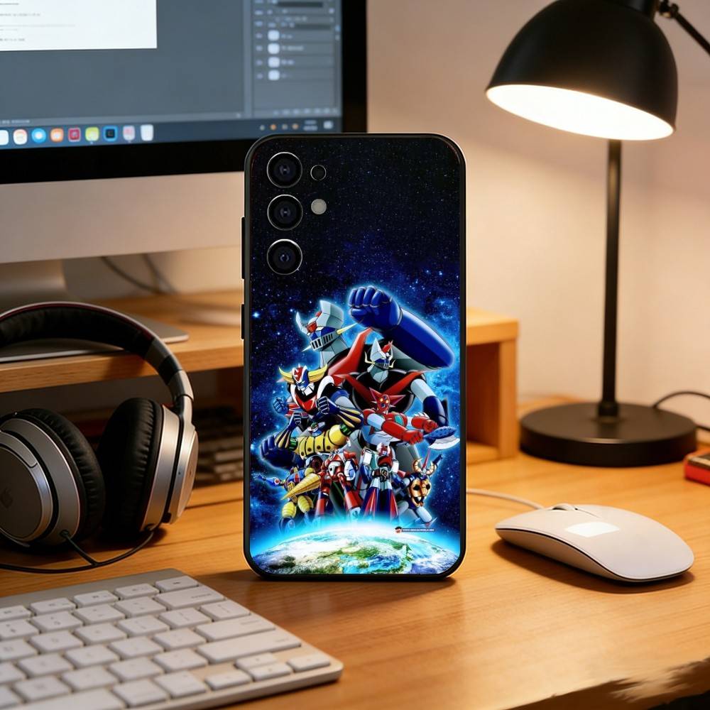 Anime M-Mado K-King Granzort Phone Case For Samsung S25,S24,S21,S22,S23,S30,Ultra,S20,Plus,Fe,Soft Silicone Black Cover
