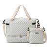 New travel bag Mother and child rhombus dry and wet separation fitness bag Large capacity yoga sports bag Birth boarding bag Women