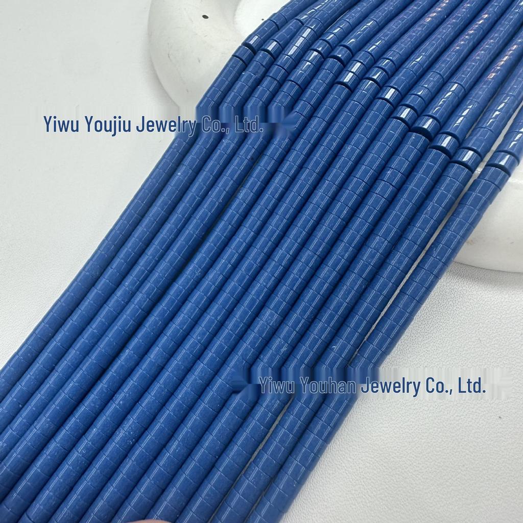 Natural Stone 2x4mm Sherpa Round Slice Spacer Beads – Loose Beads for DIY Accessories