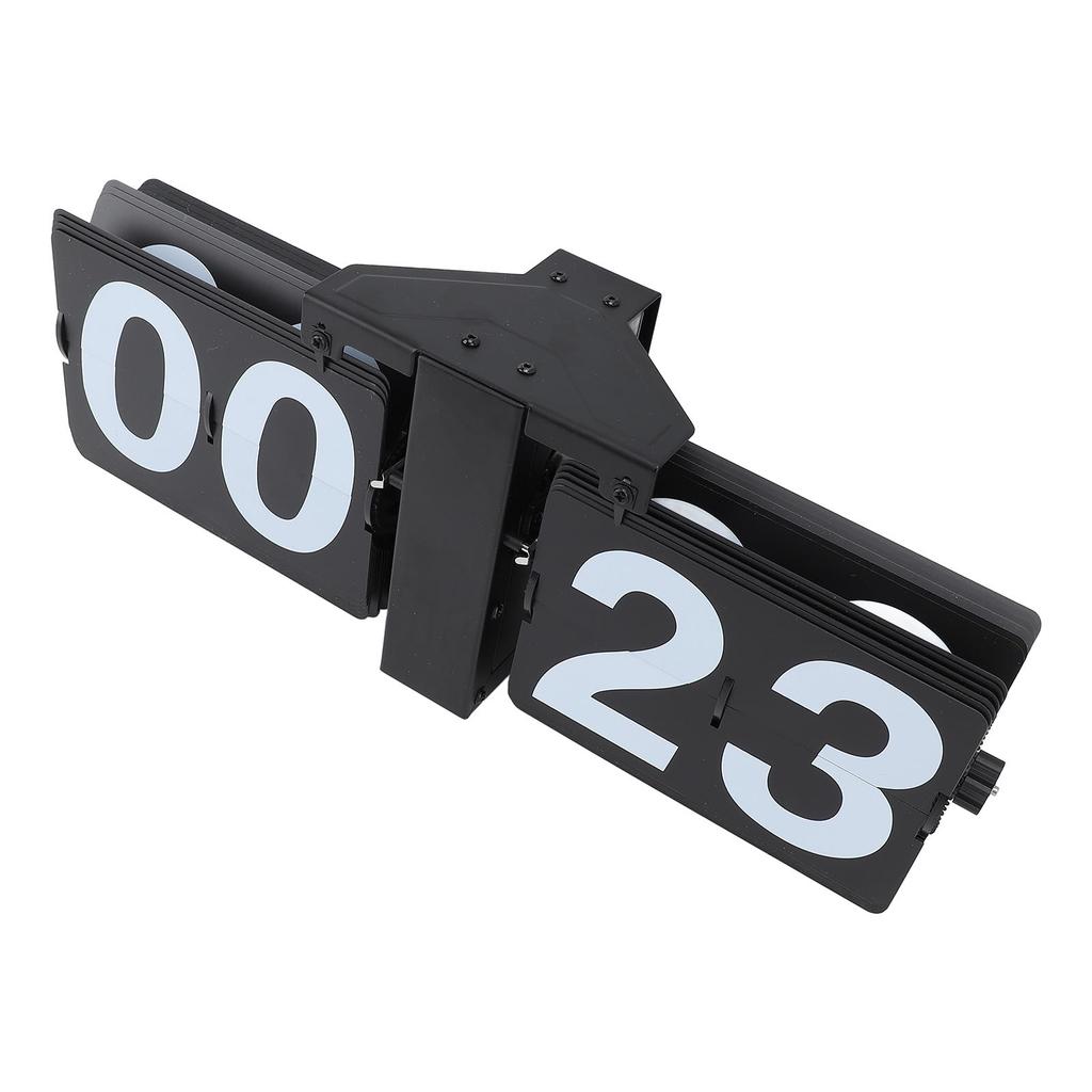 Automatisk Flikklocka Minimalistisk Retro Mekanisk Digital Nedfällbar Klocka för Kontor Skola Hotell