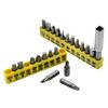 MultiPurpose 12pc Screwdriver Bit Kit With 55mm Extension Rod Storage Rack For Hard To Reach Areas Workshop Essential