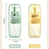 Portable Toothbrush Holder Plastic Toothbrush Travel Case for Kids with Detachable Handle Toothbrushes Toothpaste Storage Box