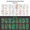 Children's Glow-in-the-Dark Dinosaur Tattoo Stickers - Waterproof & Sweat-resistant for Party Fun