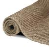 Area Rug Gray 60 x 250 cm Jute