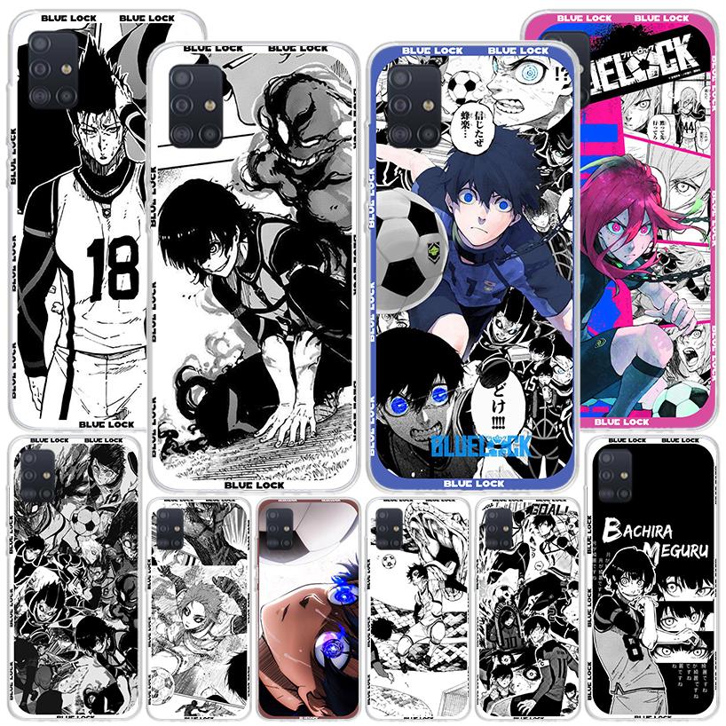 Anime Blue Lock Phone Case For Samsung Galaxy A52 A32 A22 A12 A51 A31 A50S A30S A20S A10S Note 20 Ultra 10 Plus S10 A72 A71 Gala