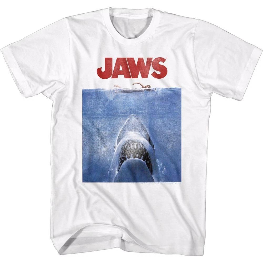 Jaws Poster Blue TShirt S