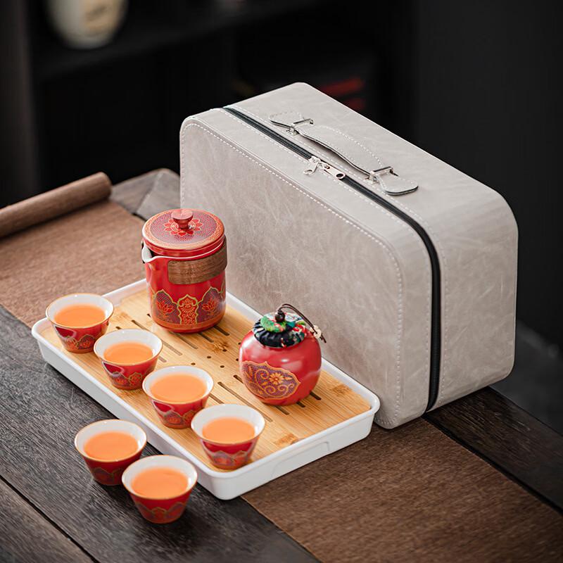 Journey of Love Portable Ceramic Travel Tea Set