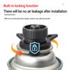 Butane Adapter Gas Refill Adapter With Bracket Outdoor Camping Stove Gas Cartridge Head Conversion Adapter Gas Refill Adapter