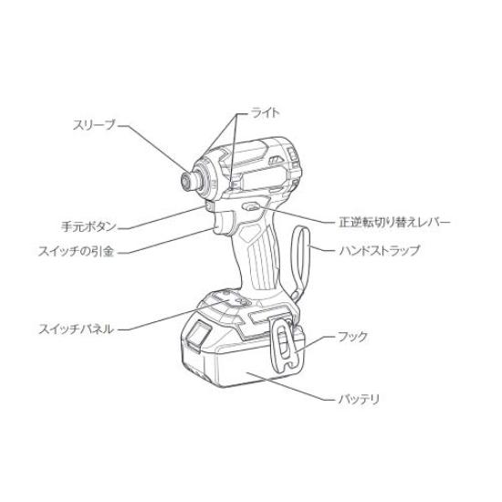 Makita TD171DZB Impact Driver 180Nm Battery Sold Separately (18V) Black, Torque,