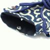 Maruzen Smartphone-Tasche, Smartphone-Zubehör-Etui, Arabeskenmuster, Hergestellt in Japan, Marineblau, ca.. 10 x 18 x 0,5 cm