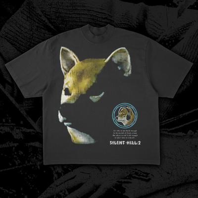 T-shirt Cane Shiba di Silent Hill 2, T-shirt Fan Gioco Horror Retro Vintage S-4XL