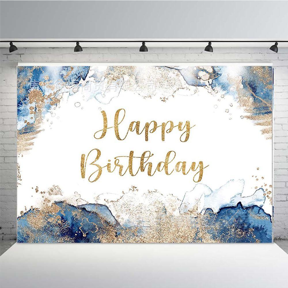 

Синий фон Настенная обложка Украшение Эпонж Стеновые украшения Принадлежности для офиса