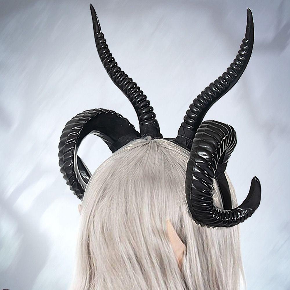 Cosplay Photo Props Halloween Sheep Horns Headband Cosplay Headband  Men