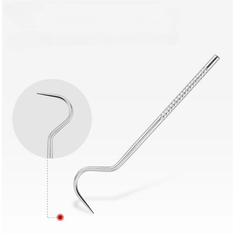 Stainless Steel Toothpick Set Tooth Flossing Reusable Portable Toothpick Floss Teeth Cleaner Sets Oral Cleaning Tool
