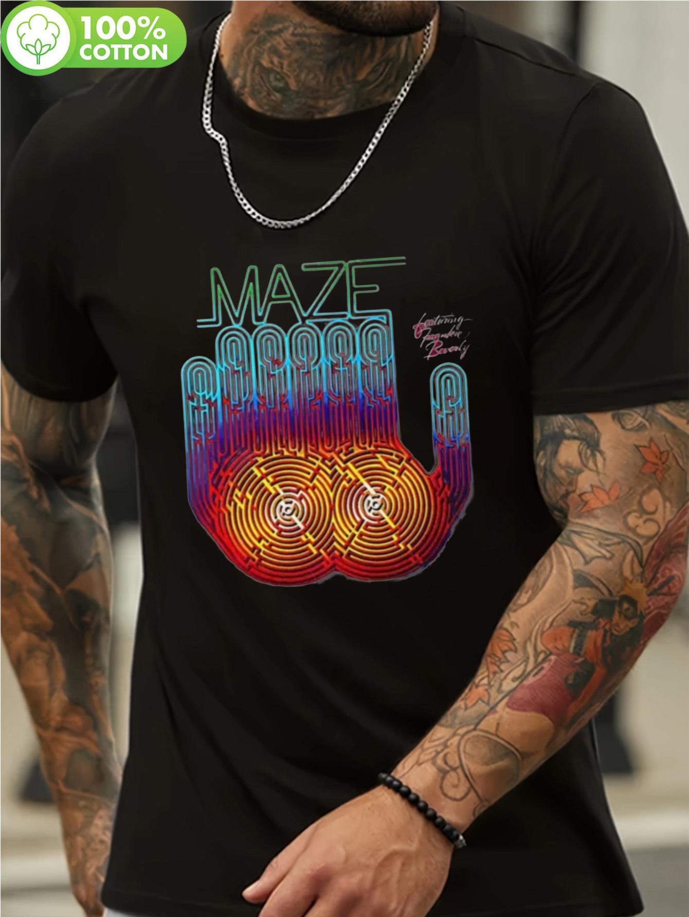

New Stylish Frankie Beverly & Maze Inspired Print for Men Women Couple Fashion T-shirt XXL