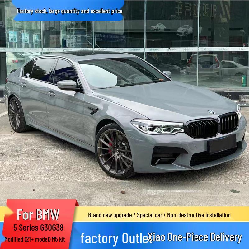 2017-2020 BMW 5 Series G30/G38 M5 Body Kit (21+ Style) - No Light Modification Needed