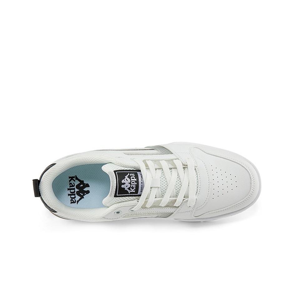 Kappa Trendy Sports Color Block Casual Non-Slip Shock Absorbing Wear-Resistant Low-Top Skate Shoes Unisex Sneakers White Brown Black K0BZ5CC11D-001