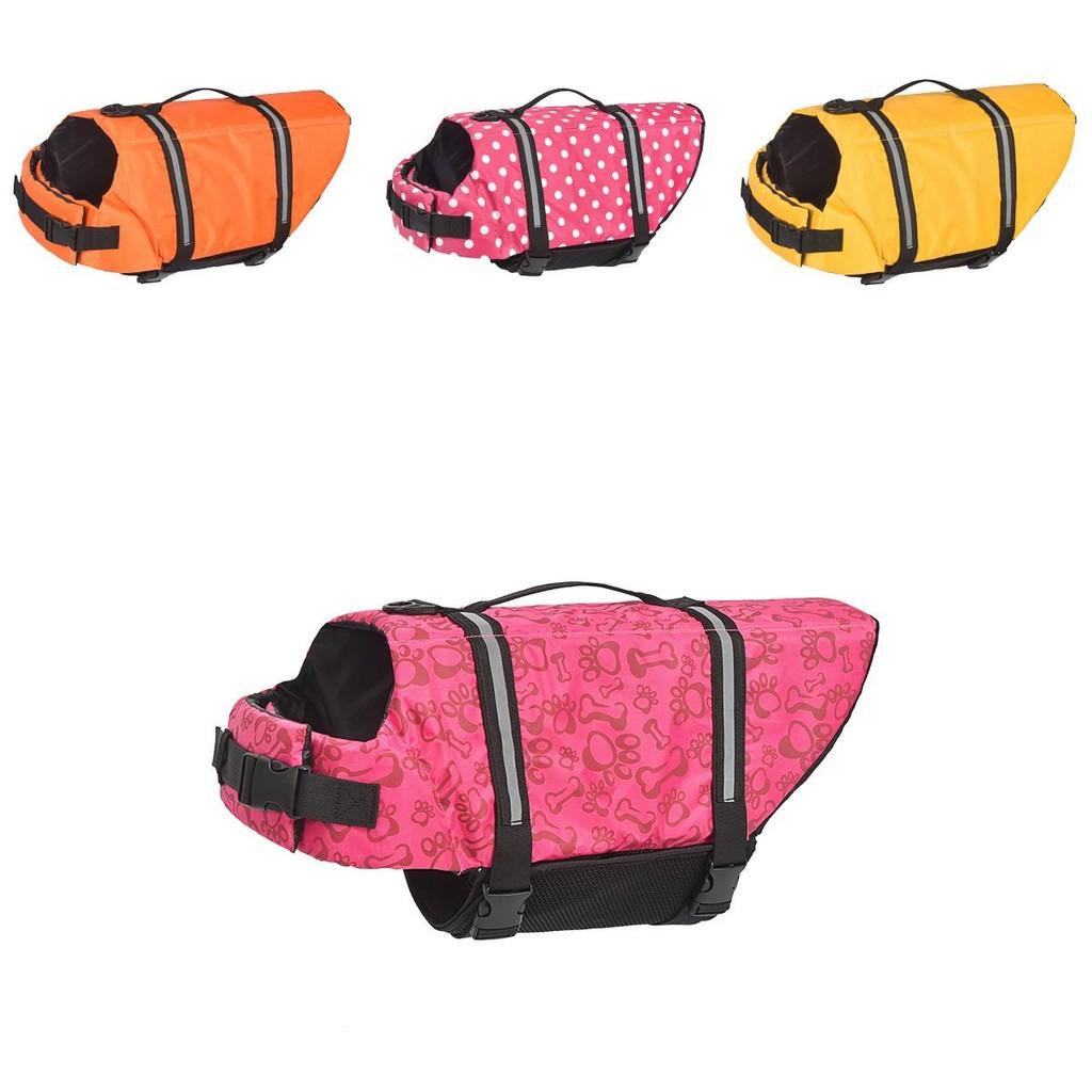 Colorful And Stylish Dog Life Vest Comfortable Summer Swimwear For All Dog Sizes