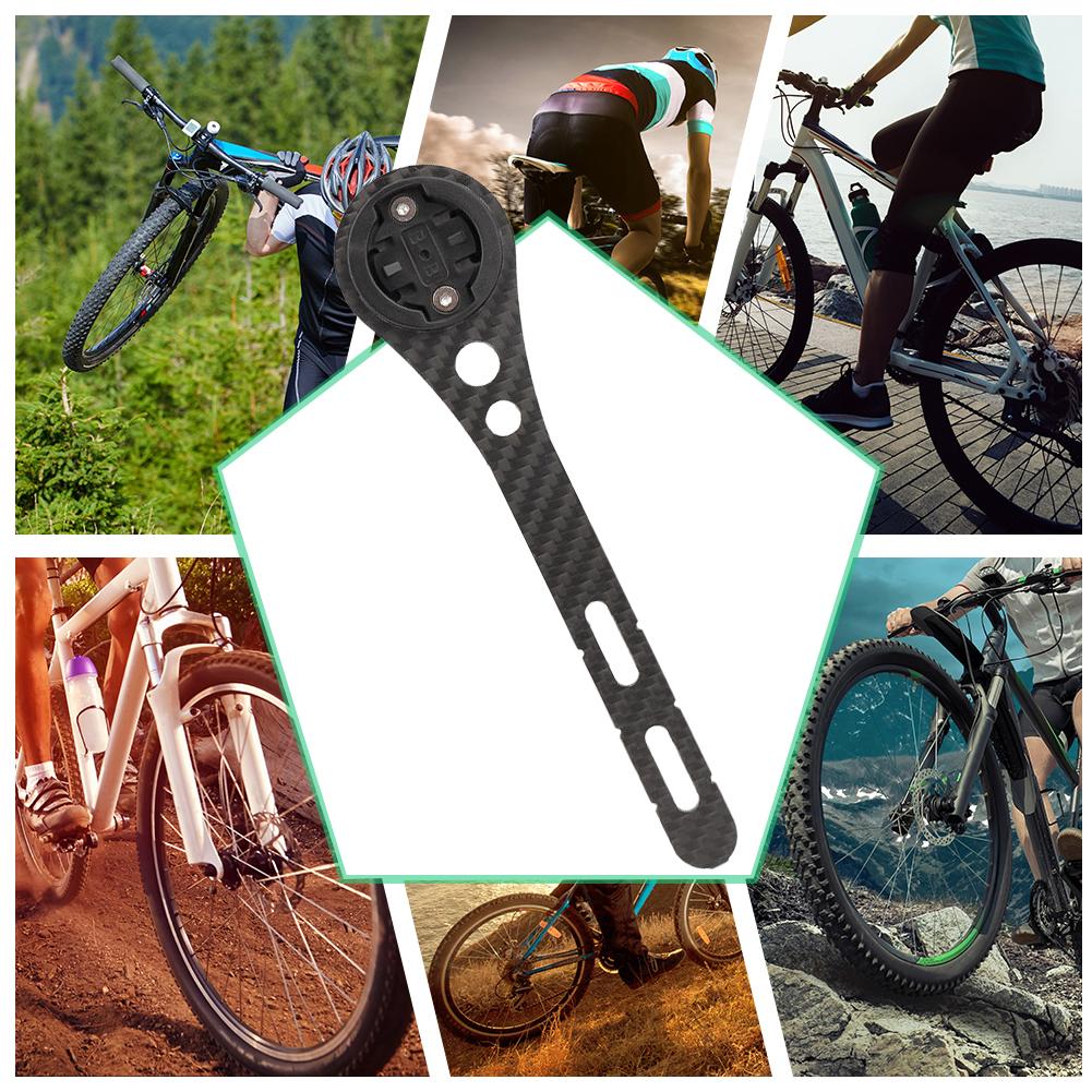 Carbonfaser Rennrad Stoppuhr Tacho Halterung Fahrradlenker Computerhalterung Lenkerverlängerung