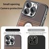 Kevlar Leather Texture Electroplated Anti-Drop Case for iPhone 16 Pro Max/17 Full Cover