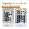 Foldable Dirty Laundry Large Size Dirty Cloth Storage Bucket Dirty Fabric Storage Basket for Waterproof Laundry Toy Organizer