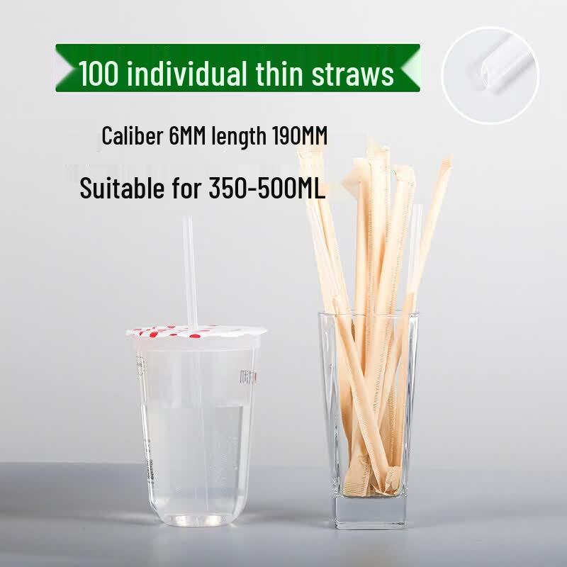 Qiwei Thin Food Grade Plastic Straws