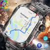 2025 Nuovo Orologio Smart Militare GPS Uomo Torcia Bussola Impermeabile Tracker Sportivo Outdoor Chiamata Bluetooth Smartwatch