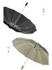 Baodini Windproof Extra Large Reverse Umbrella with Reflective Trim for Three People