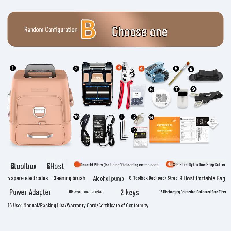 Zhuoshi AI 12 Fiber Optic Fusion Splicer
